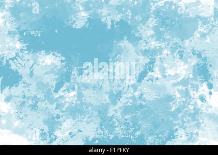 Baby Blue Grunge Background. Light Blue and White Grunge Texture Stock Photo