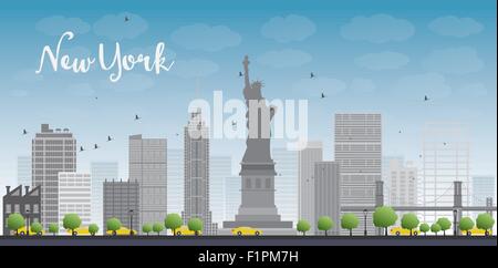 Yellow background with New York City map and race track Stock Vector ...