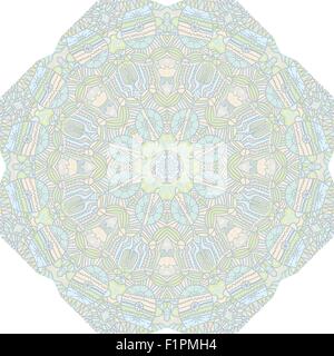 Mandala Round Ornament Pattern Vintage decorative elements Hand drawn background Stock Vector