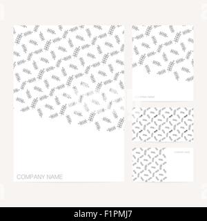 Corporate identity business set design and wedding invitation. Abstract background Vector illustration. Stock Vector