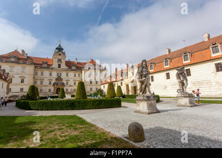 Castle, Valtice, UNESCO, South Moravia, Czech Republic, Europe Stock Photo