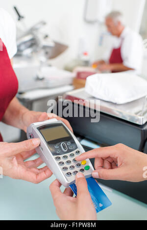 Card payment Stock Photo