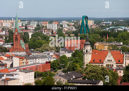 City of Bydgoszcz in Poland, downtown cityscape. Stock Photo