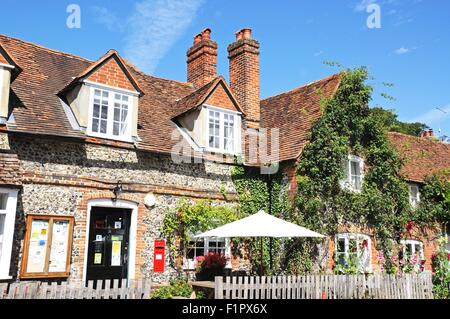 View of the village shop, post office and cafe in the centre of the village, Hambledon, Oxfordshire, England, UK, Western Europe Stock Photo