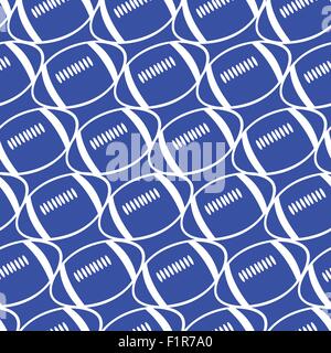 American football pattern. Usa sports seamless background. Sport