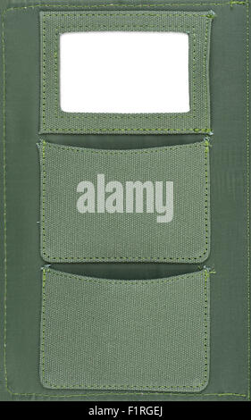 Highly detailed olive pockets made of cotton with text space Stock Photo