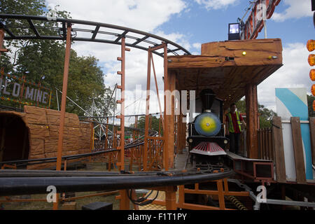 Fun Fair ride at Lambeth Country Fair in Brockwell Park Brixton South ...