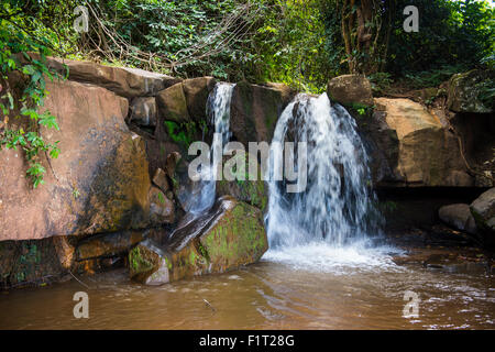 Manchewe Falls near Livingstonia, Malawi, Africa Stock Photo