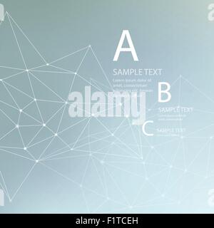 Abstract background with  connection concept. Vector illustration Stock Vector