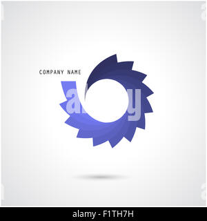 Creative abstract  logo design template. Stock Photo