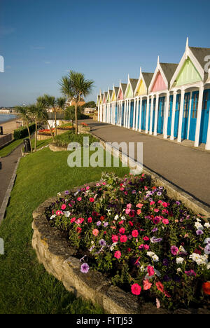 Greenhill Gardens  Chalets, The Esplanade, Weymouth, Dorset. Stock Photo