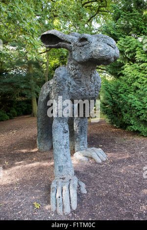 Sophie Ryder at the Yorkshire Sculpture Park ( YSP ) in West Bretton, Wakefield West Yorkshire England UK