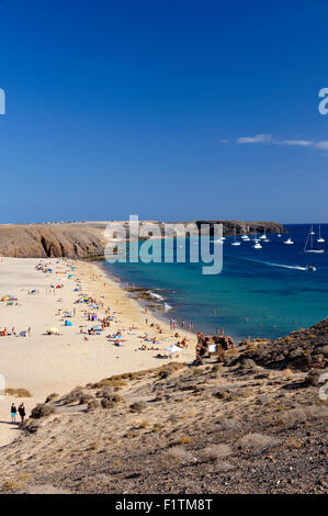 Playa Mujeres beach, Playa Blanca, Lanzarote, Canary Islands, Spain. Stock Photo