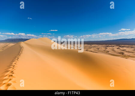 Gobi Desert Singing Sand Dunes Stock Photo