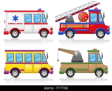 car icon set vector illustration isolated on white background Stock Vector