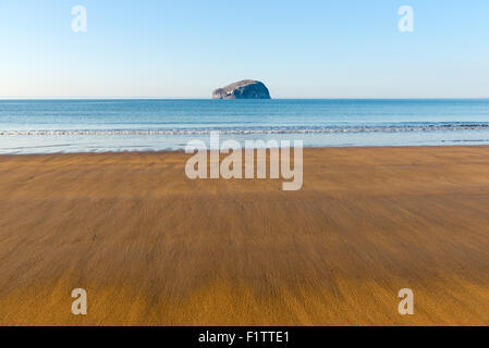 View of Seacliff Beach, near North Berwick, Scotland, on a sunny day in spring Stock Photo