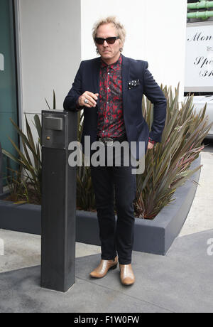 Birthday fan gathering for Ringo Starr's 75th and to call for peace throughout the world  Featuring: Matt Sorum Where: Hollywood, California, United States When: 07 Jul 2015 Stock Photo