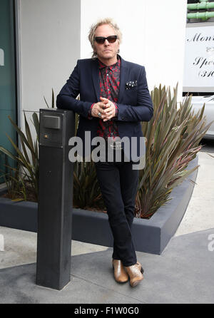 Birthday fan gathering for Ringo Starr's 75th and to call for peace throughout the world  Featuring: Matt Sorum Where: Hollywood, California, United States When: 07 Jul 2015 Stock Photo