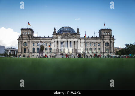 The Reichstag Building in Berlin, Germany. Stock Photo