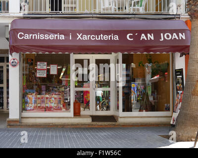 carnisseria in El Arenal, Mallorca, Spain Stock Photo