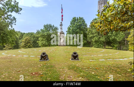 Statue of a Confederate soldier at Westview cemetery on 'Confederate Knoll' in Atlanta, Ga.  4 May, 2012 Stock Photo