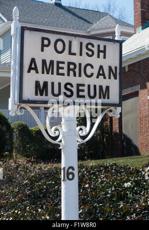 Polish American Museum in port Washington Long Island NY Stock Photo