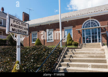 Polish American Museum in port Washington Long Island NY Stock Photo