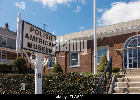 Polish American Museum in port Washington Long Island NY Stock Photo