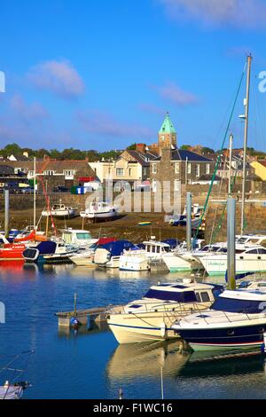 St Sampson's Marina, St. Sampson, Guernsey, Channel Islands Stock Photo