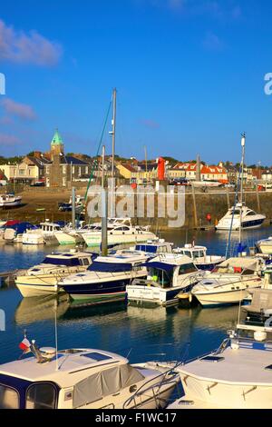 St Sampson's Marina, St. Sampson, Guernsey, Channel Islands Stock Photo