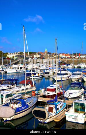 St Sampson's Marina, St. Sampson, Guernsey, Channel Islands Stock Photo