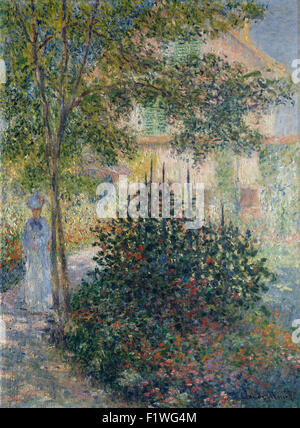 Claude Monet - Camille Monet in the Garden at Argenteuil Stock Photo