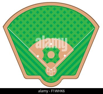Baseball field isolated Stock Vector Image & Art - Alamy