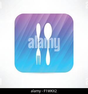 cutlery icon Stock Vector