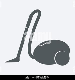 vacuum cleaner icon black vector illustration Stock Vector Image & Art ...