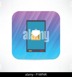 letter icon Stock Vector