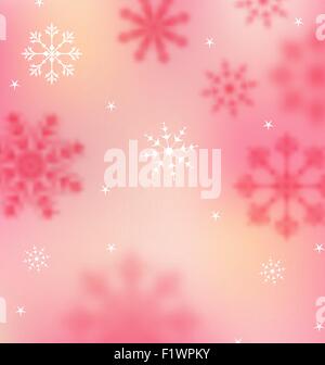 Noel pink wallpaper, snowflakes texture Stock Vector Image & Art - Alamy