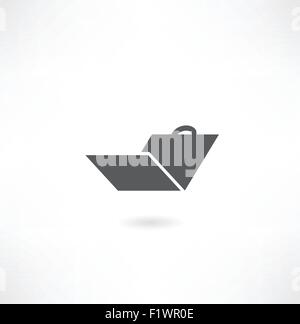 open folder icon Stock Vector