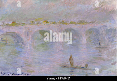 Claude Monet - Waterloo Bridge in London Stock Photo