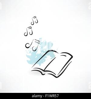 Music Book icon Stock Vector