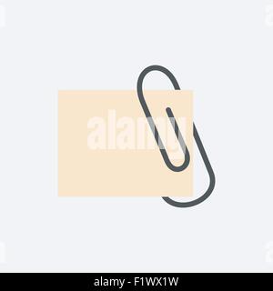 paperclip icon Stock Vector