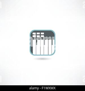 envelope synthesizer cartoon vector illustration Stock Vector Image ...