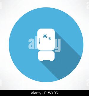 Refrigerator icon. Flat modern style vector illustration Stock Vector