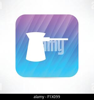 coffee turk icon Stock Vector