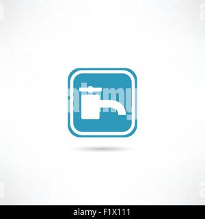 water tap isolated icon Stock Vector Image & Art - Alamy