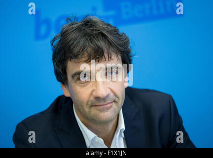 Berlin, Germany. 08th Sep, 2015. Dutch national Paul Spies is presented as the new director of the Berlin City Museum at the city hall in Berlin, Germany, 08 September 2015. Photo: KAY NIETFELD/dpa/Alamy Live News Stock Photo