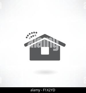 Vector illustration of the house icon Stock Vector Image & Art - Alamy
