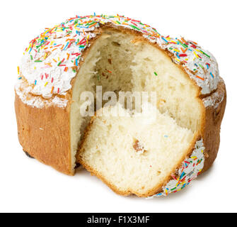 Easter cake isolated on a white background. Stock Photo