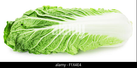 Chinese cabbage isolated on a white background. Stock Photo