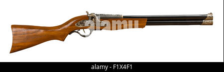 retro rifle isolated on the white background. Stock Photo